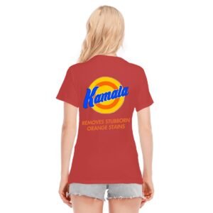 "Kamala Removes Stubborn Orange Stains" Women's T-Shirt – Clean Up in Style!