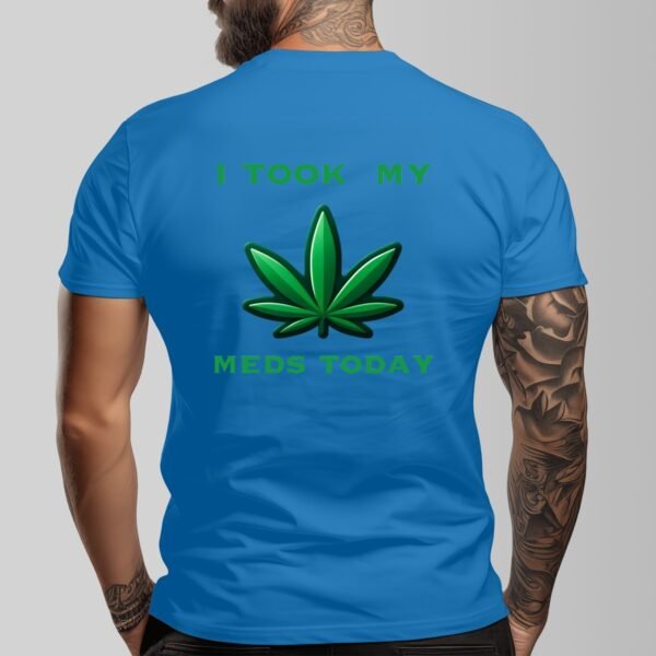 "I Took My Meds Today" Men's T-Shirt – Chill Out and Keep It Real!