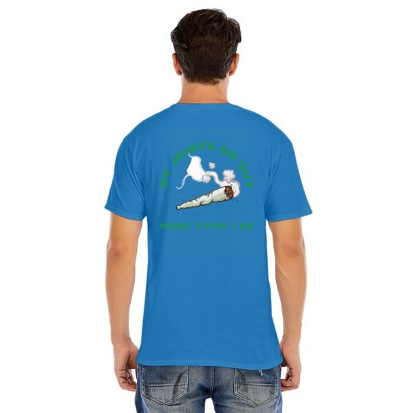 "My Joints Go Out More Than I Do" Men's T-Shirt – Keep It Real, Keep It Laid-Back!