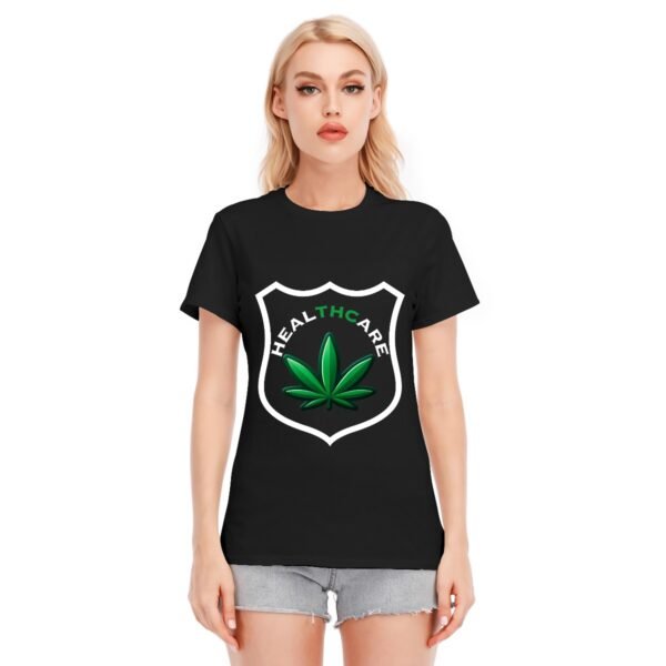"Healthcare" Women's Dark T-Shirt – Advocate for the Green Way!