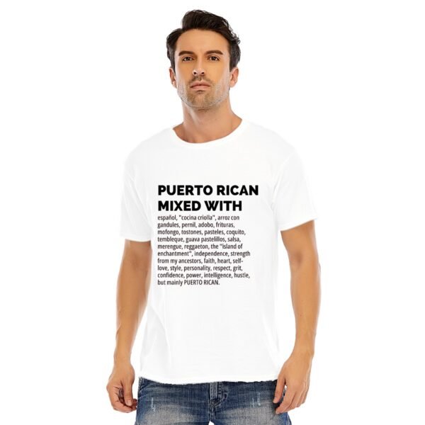 "Puerto Rican Mixed With" Men's T-Shirt – Celebrate Your Roots