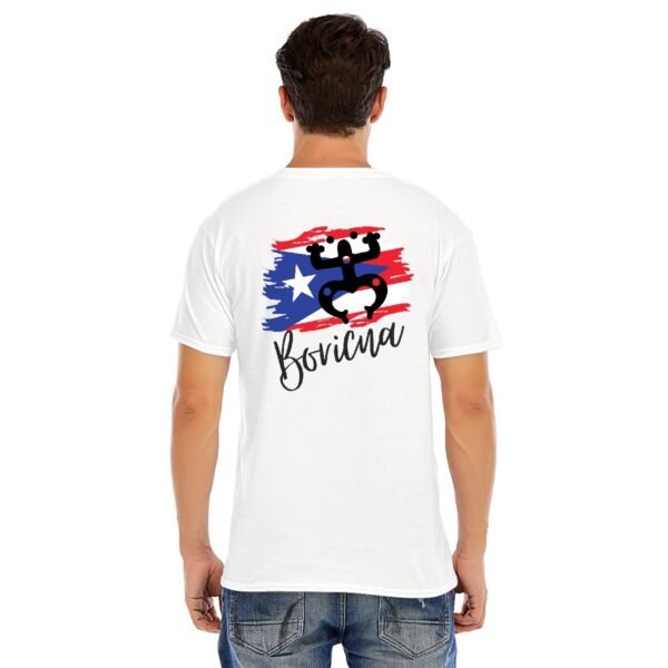 "Boricua" Men's T-Shirt – Proudly Represent Your Puerto Rican Roots!