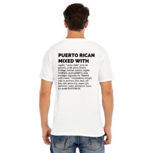 "Puerto Rican Mixed With" Men's T-Shirt – Celebrate Your Roots