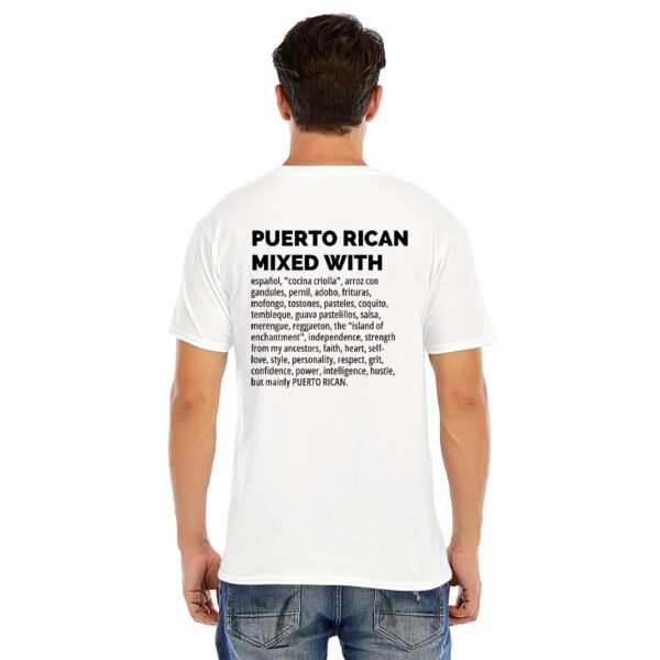 "Puerto Rican Mixed With" Men's T-Shirt – Celebrate Your Roots