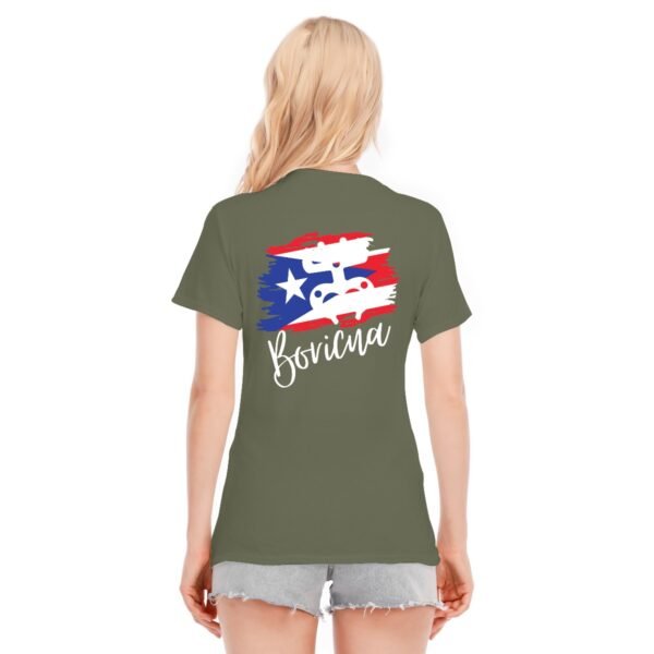 "Boricua" Women's Dark T-Shirt – Celebrate Your Puerto Rican Heritage!