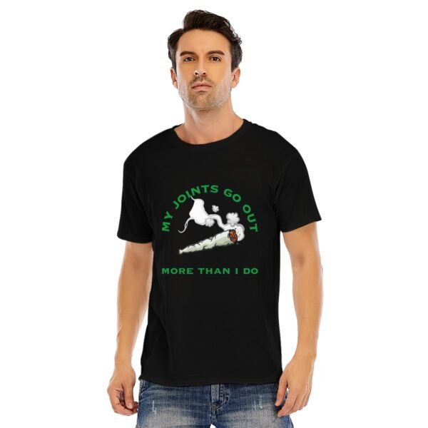 "My Joints Go Out More Than I Do" Men's T-Shirt – Keep It Real, Keep It Laid-Back!