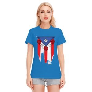 "Puerto Rican Strength" Women's T-Shirt – Boldly Embrace Your Roots!