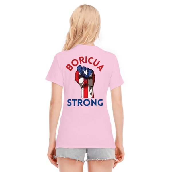 "Boricua Strong" Women's T-Shirt – Wear Your Strength with Pride!