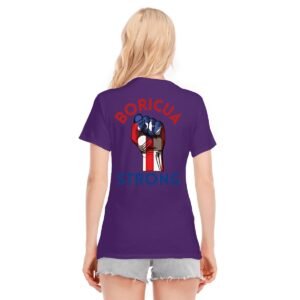 "Boricua Strong" Women's T-Shirt – Wear Your Strength with Pride!