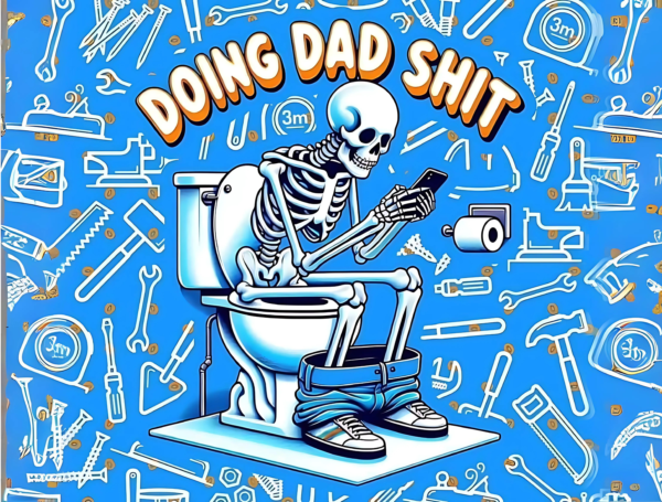 40 oz ‘Doing Dad Sh*t’ Stainless Steel Tumbler – For the Dads Who Do It All!